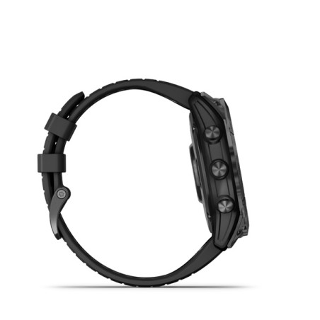 Garmin fenix 7X Pro Sapphire Solar, Carbon Gray DLC Titanium, Black Band