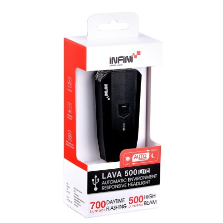 INFINI světlo Lava 500 Lite přední 6F černé USB