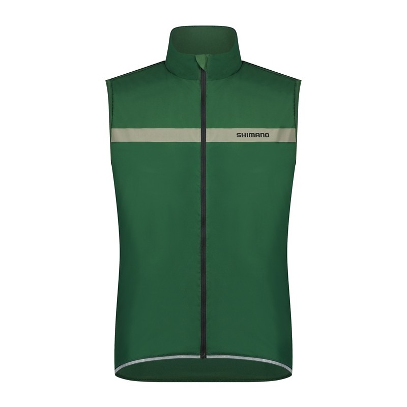 Shimano Evolve wind vest insulated, green