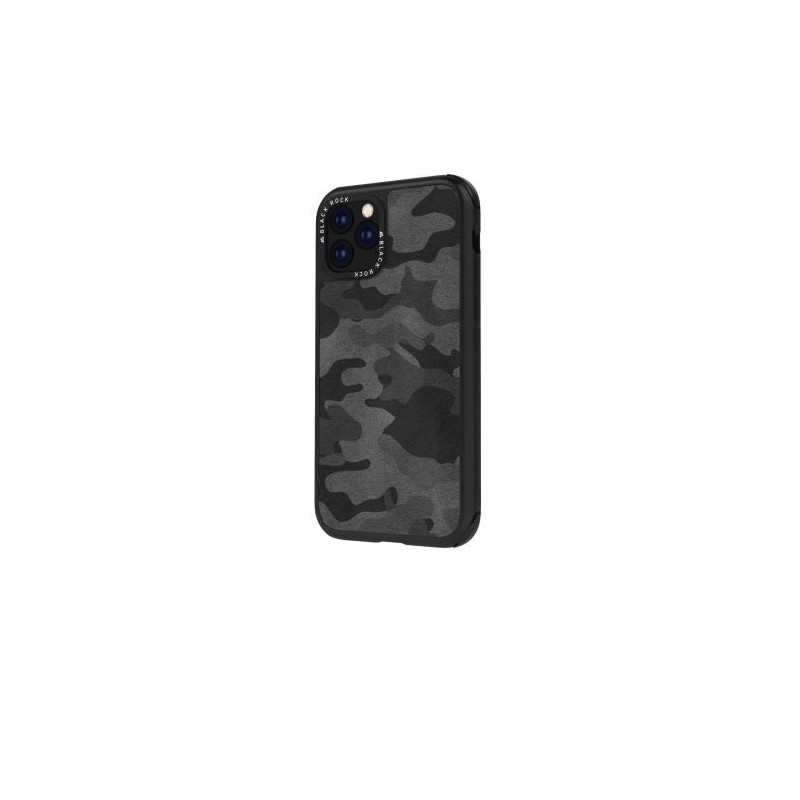 Black Rock Robust Real Leather Camouflage pro Apple iPhone 11 černé