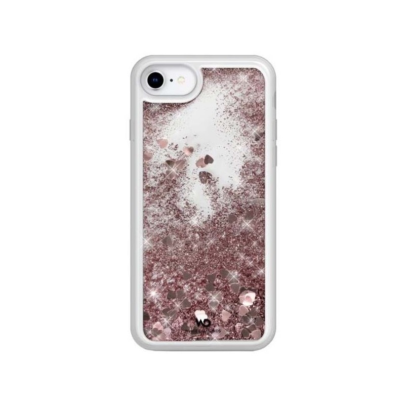 White Diamonds Sparkle pro Apple iPhone SE/8/7/6/6S - růžovozlaté srdce