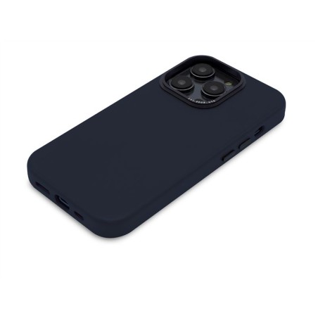 DECODED Leather obal, NAVY - iPhone 14 Pro