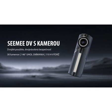 SEEMEE DV Camera, zadní světlo 4F USB černé