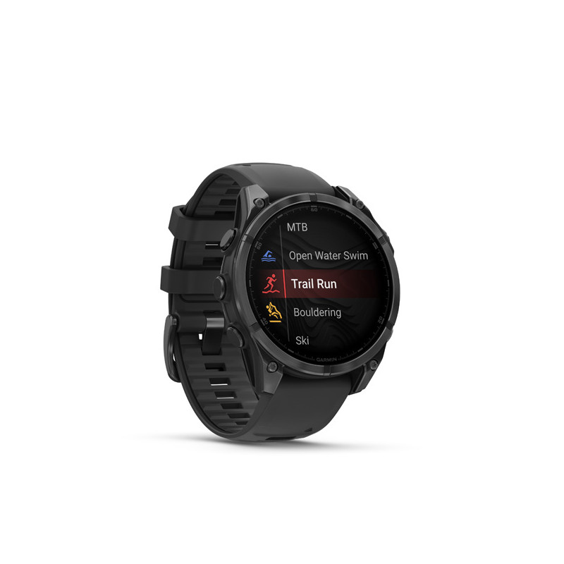 Garmin fenix 8 - 47mm, AMOLED, Slate Gray, Black band