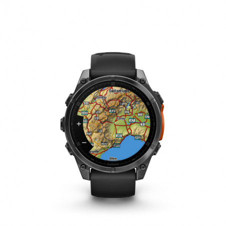 Garmin fenix 8 - 47mm, AMOLED, Slate Gray, Black band