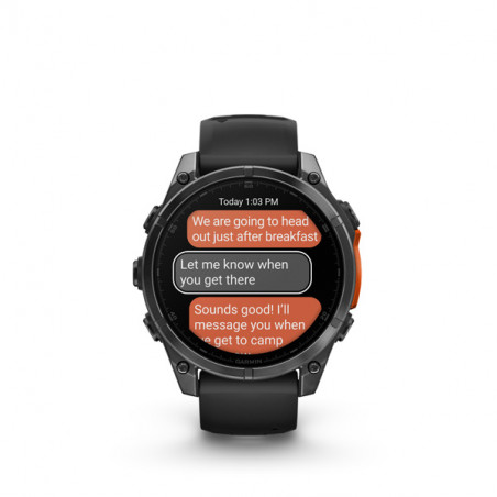 Garmin fenix 8 - 47mm, AMOLED, Slate Gray, Black band