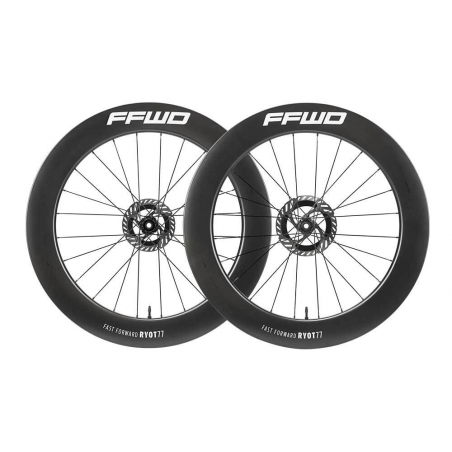 FFWD RYOT77 V2 (77 mm), DT240, white, karbónová, kotoučová, plášťová
