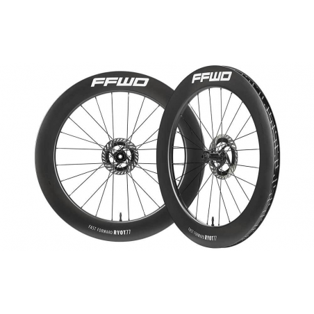FFWD RYOT77 V2 (77 mm), white, karbónová, kotoučová, plášťová