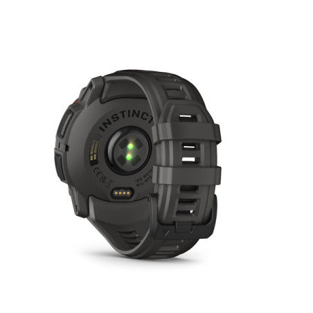 Garmin Instinct 3 Solar 50mm, Black, Charcoal silicone band