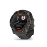 Garmin Instinct 3 Solar 50mm, Black, Charcoal silicone band