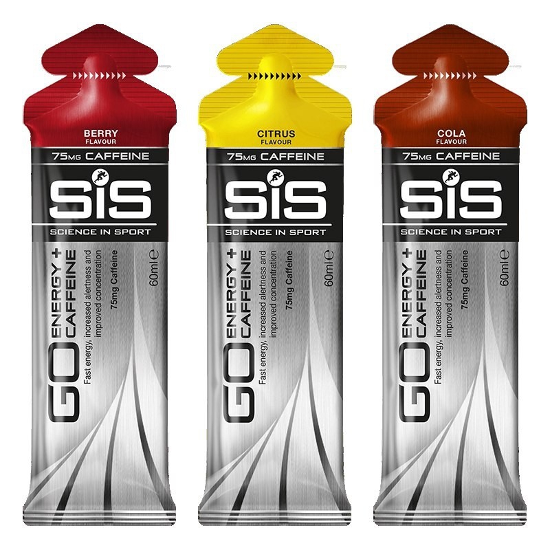 SiS Go Energy + Caffeine Isotonic Gel 60 ml - různé příchutě
