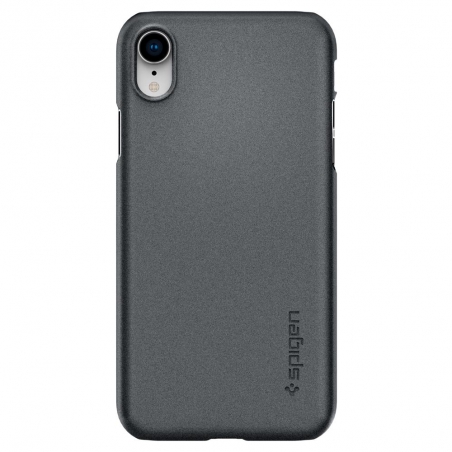 Pouzdro Spigen Thin Fit iPhone XR Graphite Grey - šedé