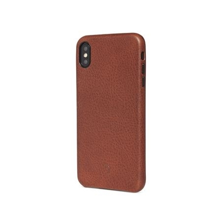 Pouzdro Decoded Leather Case pro iPhone XS Max - hnědé