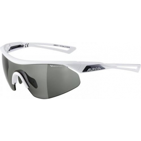 Alpina brýle NYLOS SHIELD VL, bílé, fotochromatické skla