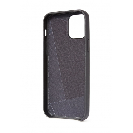Pouzdro Decoded Leather BackCover pro iPhone 12/12 Pro - černé