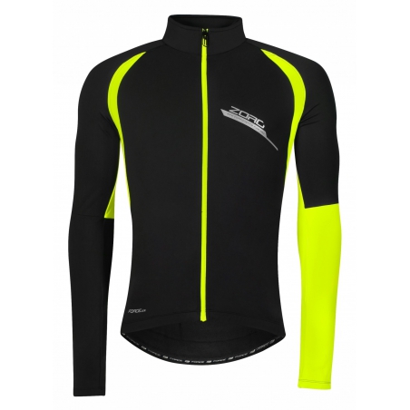 Bunda / Dres FORCE ZORO dlouhý rukáv, černo-fluo