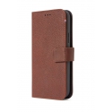 Pouzdro Decoded Leather Detachable Wallet pro iPhone 12 Mini - hnědé