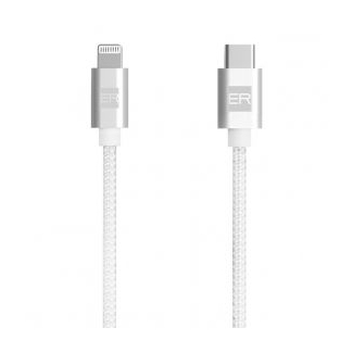 ER POWER – USB-C/Lightning kabel 1,2 m - bílý