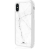Pouzdro White Diamonds Tough Marble pro Apple iPhone XS/X - bílý