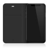 Pouzdro Black Rock Flex Carbon Booklet pro Apple iPhone XS/X - černý