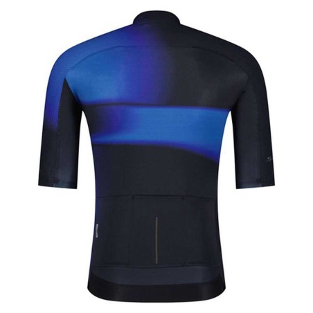 Dres Shimano S-Phyre Flash Short Sleeve Jersey, černý/modrý